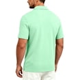 thumbnail image 4 of JULMCOMO Polo Shirts for Men Collared 3 Buttons Short Sleeve Lightweight Regular Fit Casual Golf Shirt Comfy Classic Tees Mint Green S, 4 of 9
