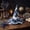 Blue, variant on Patchwork Halloween Witch Hat, Quilted Celestial Wizard Cap for Cosplay Party Costume and Holiday Festival Decor