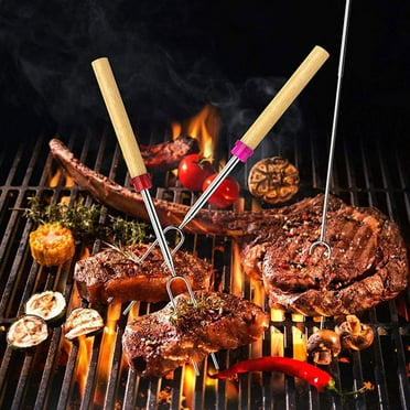 Marshmallow Roasting Sticks 4Pcs Extendable 32inch Long Metal Barbecue