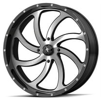 KMC-XD Wheels M36-024737 XDWM36-024737 SWITCH 24x7 4x137.00 MACHINED GLOSS BLACK (0 mm)