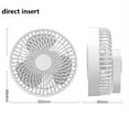 thumbnail image 2 of Camping Fan with Light, USB Desk Fan Rechargeable Fan, Portable Outdoor Small Hanging Tent Fan, 2 of 5