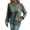 Green, variant on Lightweight Sweaters for Women Crew Neck Casual Loose Solid Color Knitted Pullover Sweater