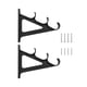 thumbnail image 4 of Estante de almacenamiento para cañas de pescar de 2 piezas, 3 capas, fácil instalación Negro, 4 of 9