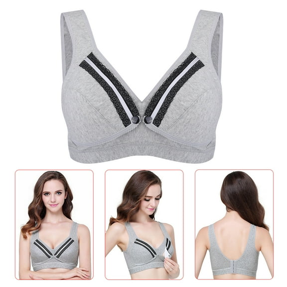 Tbest Cotton Wire Free Maternity Nursing Breast Feeding Bras Prevent Sagging Pregnant Women Underwear, Nursing Bras, Nursing Bra
