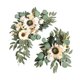 thumbnail image 2 of 2x Guirnalda artificial Centro de mesa de boda Diseño de escena Guirnalda de puerta Artificial Floral Swag Artesanía Arco de boda Flor para decoración , estilo yo Salvador Guirnalda para colgar en la puerta, 2 of 10