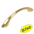 thumbnail image 1 of Cosmas 4003BB Brushed Brass Modern Cabinet Hardware Arch Bow Handle Pull - 3-3/4" Inch (96mm) Hole Centers - 25 Pack, 1 of 1