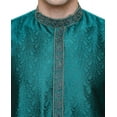 thumbnail image 4 of Maple Clothing Men's Kurta Pajama Indian Wedding Party Wear (Green, 3XL), 4 of 5