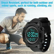 Tmalltide Mens Digital Watch Digital Watches with Stop Watch for Men- Sports Military Watches Waterproof Outdoor Chronograph Military Wrist Watches for Men with LED Back Ligh/Alarm/Date