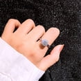 thumbnail image 3 of Fiudx Anillo de Diamantes, Anillo de Acero Inoxidable Que Acelera El Metabolismo, Anillo Energético para La Salud, Anillo para Aliviar El Dolor y Mejorar La Circulación, Ayuda a Perder Peso, Alivia L, 3 of 6