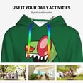 thumbnail image 5 of Invader Zim Sweatshirt For Womens Fashion Hoodies Pullover Athletic Daily Hoody Hooded Clothing Gift X-Large, 5 of 7