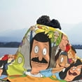 thumbnail image 4 of Bob'S Burgers Blanket Super Soft Cozy Throw Blanket Fuzzy Comfy Flannel Blanket Warm Plush Blankets For Couch, Sofa, Bed 50"X40", 4 of 4