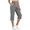 Deep Grey, variant on Capris Pants for Women High Waisted Lightweight Athletic Pants Summer Casual Joggers with Pockets