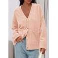thumbnail image 4 of PRETTYGARDEN Women's Oversized Cardigan Sweaters Trendy Chunky Knit Long Sleeve V Neck Button Down Fall Winter Outfits, 4 of 8