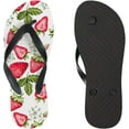 thumbnail image 3 of GZHJMY Women’s Slim Flip Flops Summer Beach Slipper Casual Flat Slides Tongs Scandals Fruit Mixed Pattern Shoes, 3 of 5