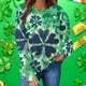 thumbnail image 4 of Xuyuer St. Patrick's Day Sweatshirt for Women Irish Shamrock Pullover Shirts Tops Raglan Sleeve Lucky Leaf Clover Shirt Women St. Patrick's Day Sweatshirts, 4 of 7