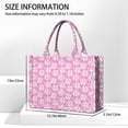 thumbnail image 3 of Large Capacity Tote Bag,Pink Baseballs Pattern Handbag Fashion Luxury Tote Bag,15.7"x13"x 5.1" Inches,Laptop Compatible, 3 of 6