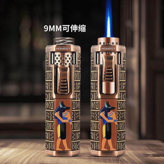 Yeuligo Retractable Blue Flame Lighter, Blue