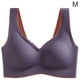 thumbnail image 1 of Sujetador sin costuras Sport Yoga Running Hacer subir Vest Underwire Soft Sleep Ropa interior de mujer, Gris Morado, M Methold AP001300-17B, 1 of 7
