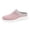 11#Pink, variant on Women's mesh Breathable Soft Sole Mules Fashion Knitted Backless Slip on Lightweight Walking Shoes Casual Comfortable Outdoor Sports Wedge Mule