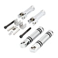 thumbnail image 1 of Clavijas de pie de para Flde Flfb Fxbrs accesorios de reemplazo antideslizantes Plata moleteada Sharpla reposapiés de moto, 1 of 8