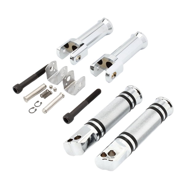 Reposapiés Deluxe Heritage Sport moleteado Plata moleteada