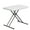 White, variant on WASUHE 30" Small Camping Folding Table, 22/25/28 inch Height Adjustment Tv Tray, Practical Portable Plastic Table, Indoor/Outdoor, Black