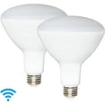 thumbnail image 3 of Luvoni Ampoule Intelligente WiFi LED BR40 Multicolore, CCT Sélectionnable 2700K-6500K, 1300 Lumens, Dimmable, Base E26, 15W, Lot de 2, 3 of 6