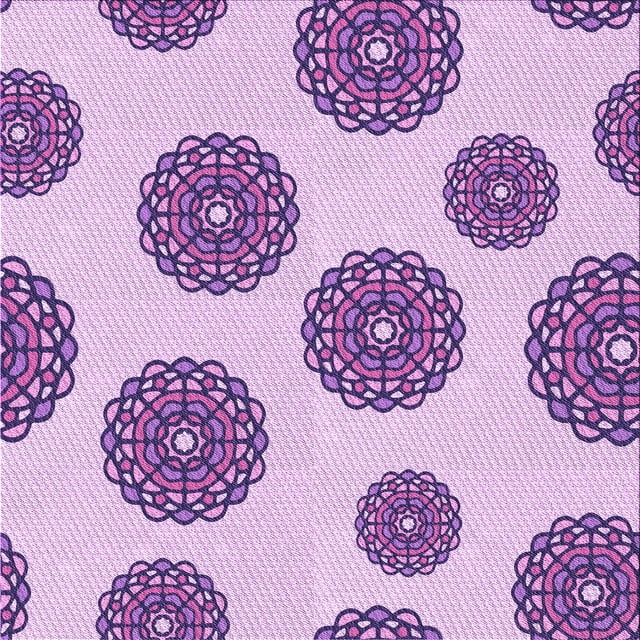 Ahgly Company Machine Washable Indoor Square Transitional Blossom Pink Area Rugs, 8' Square