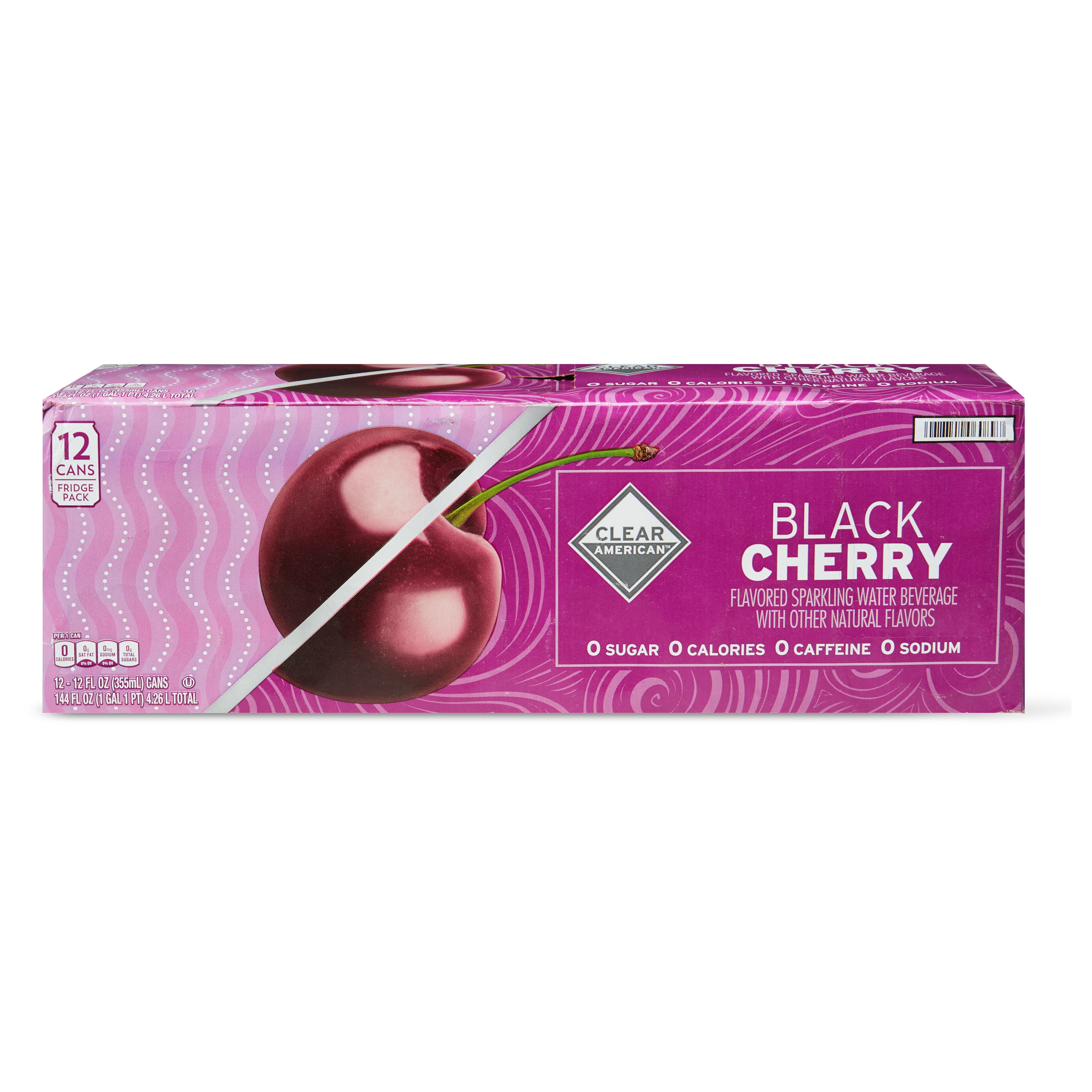 Clear American Black Cherry Sparkling Water, 12 Fl Oz, 12 Pack Cans - Walmart.com