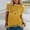 Yellow, variant on EGNMCR T Shirts for Women Woman Colour Flower Print Short Sleeve Round Neck Casual Loose Tops Short Sleeve