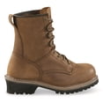 thumbnail image 3 of Guide Gear Men's Sawtooth 2.0 Steel Toe Logger Boots Brown 9.5 2E  (Wide), 3 of 8