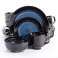 thumbnail image 4 of Gibson Elite Bella Galleria 16 Piece Reactive Glaze Dinnerware Set, Blue, 4 of 5