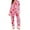 509_Pink, variant on Valentine's Day Pajamas for Women Set Fall Fashion Must Have Womens Pajama Sets V Neck Fitness Pj Set Long Sleeve Matching Pjs for Couples Hot Pink