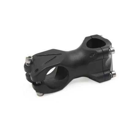 Black Metal Adjustable 22mm Handlebar Dia Riser Stem for Mountain Bike Bicycle