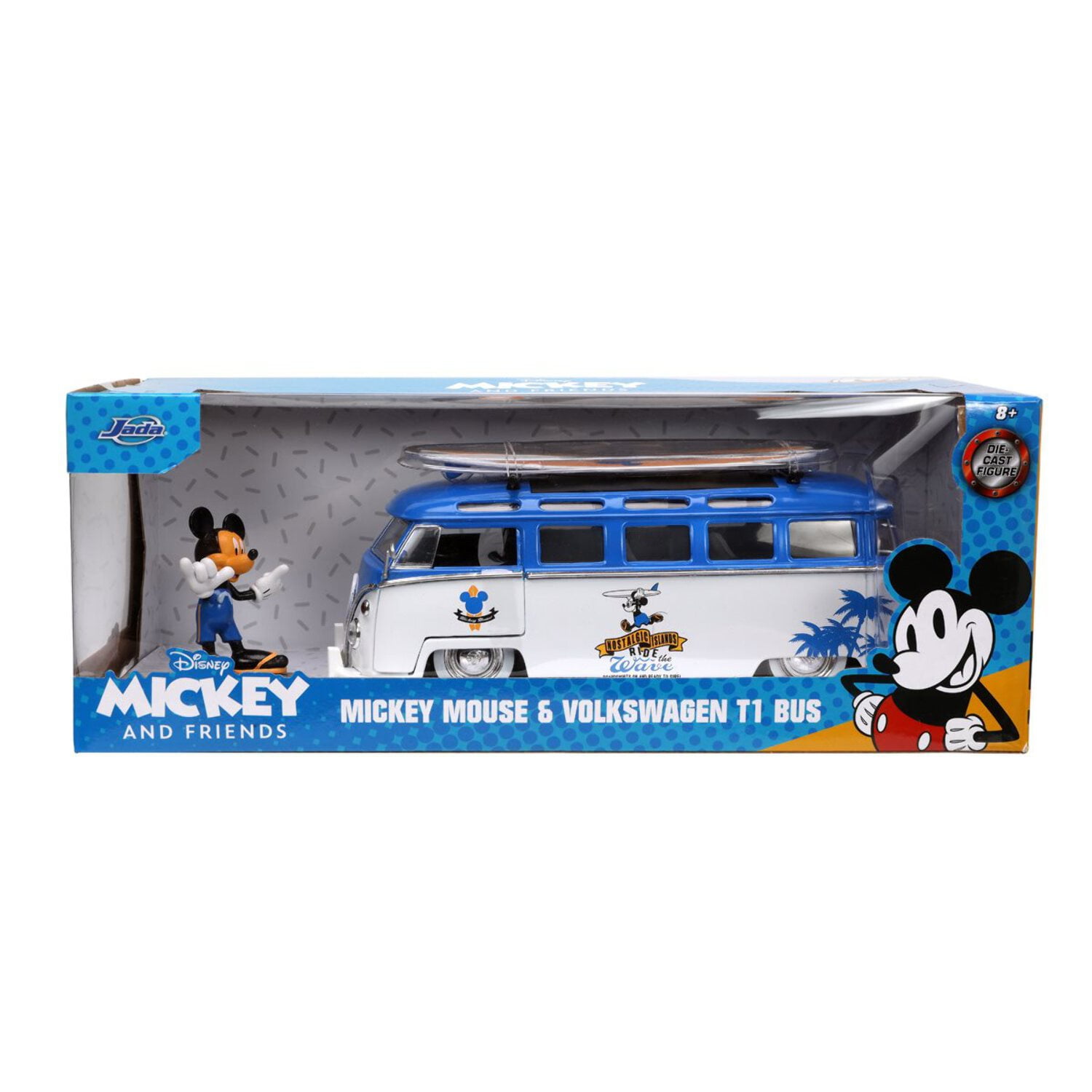Jada Toys Disney Mickey and Friends Diecast Metal Volkswagen T1