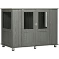 thumbnail image 1 of PawHut Dog Crate Furniture, Dog Kennel End Table for Extra Large Dogs Grey, 1 of 10
