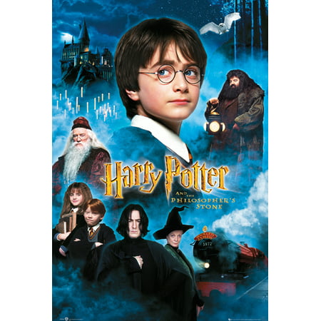 Harry Potter And The Sorcerer's Stone - Movie Poster / Print (Intl. Regular Style - The Philosopher's Stone) (Size: 24