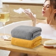 thumbnail image 4 of 1Pc Coral Velvet Towel for Adult Daily Use At Home Absorbent Dry Towel That Does Not Beach Towel Strip Patterned Towel Cotton Bath Towelhand Towel Face Towel Soft Towel Absorbent Towel Microfiber Tow, 4 of 9