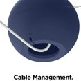 thumbnail image 2 of Soporte De Cargador Inalámbrico Redondo Teléfono Móvil Soporte De Carga Rápida Base Compatible Iphone Magsafe Samsung - Azul Oscuro, 2 of 5