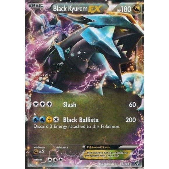 Pokemon - Kyurem Negro - EX (95) - Tormenta de Plasma Blanco