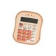 thumbnail image 4 of Calculadora pequeña con forma de pan, bonita, robusta, básica, portátil, de 12 dígitos, ideal para el hogar, la escuela primaria, la oficina, los color caramelo, 4 of 8