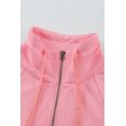 thumbnail image 4 of POGLIP Sweat-Shirt Zippé Rose pour Femme avec Poches, 4 of 6