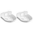 thumbnail image 2 of KAKOWELY 2pcs Wall Mount Storage Rack No Drilling Security Camera Holder Heavy Duty Bracket Speaker Rack,4.72"X3.74"X1.38", 2 of 5