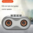 thumbnail image 4 of Bluetooth Speaker Portable Mini Rgb Color Lights Dual Speakers Wireless Subwoofer For Outdoor, 4 of 5