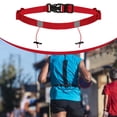 thumbnail image 4 of Pitycbo Triathlons Race Number Belt with Loop 6 Loops for Food Cycling Quick Release Red, 4 of 6