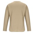 thumbnail image 6 of Mens Waffle Crew Neck Casual T-Shirt Men's Waffle V Neck Shirts Long Sleeve Muscle T-Shirt Stylish Casual Slim Fit Tee Shirts Thermal Underwear Waffle Knit Pullover Shirt for Men, 6 of 6
