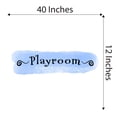 thumbnail image 4 of Children Playroom Happiness Sign Wall Decal Decoration Playroom Signage Kids Children Fun Time Kids Play Area Lasts Years and Easily Removable - Size: 40 In(W) x 12 In(H), 4 of 5