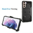 thumbnail image 2 of Mignova for Galaxy S21 Plus 5G Case,Built in Belt Clip Full Body Heavy Duty Shock Reduction Durable Case Girls Boys Outdoor Protective Cover for Samsung Galaxy S21 Plus 5G 6.7 inch 2020 - Black, 2 of 6