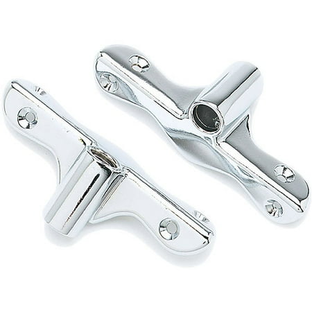 SeaSense Chrome Plated Zamak Oarlock Sockets with 1/2  Shank  Pair