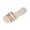 Beige, variant on Orange Ladies Plus Size Toe Chain Flat Slides Summer 2026 Beach Trendy Comfortable Lightweight Casual Sandals